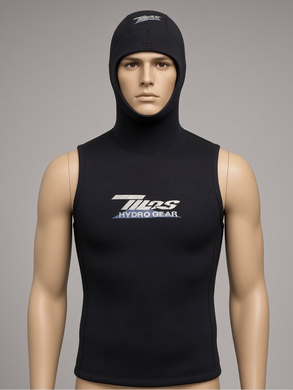 Hydro Gear Men's Black Neoprene Hooded Vest